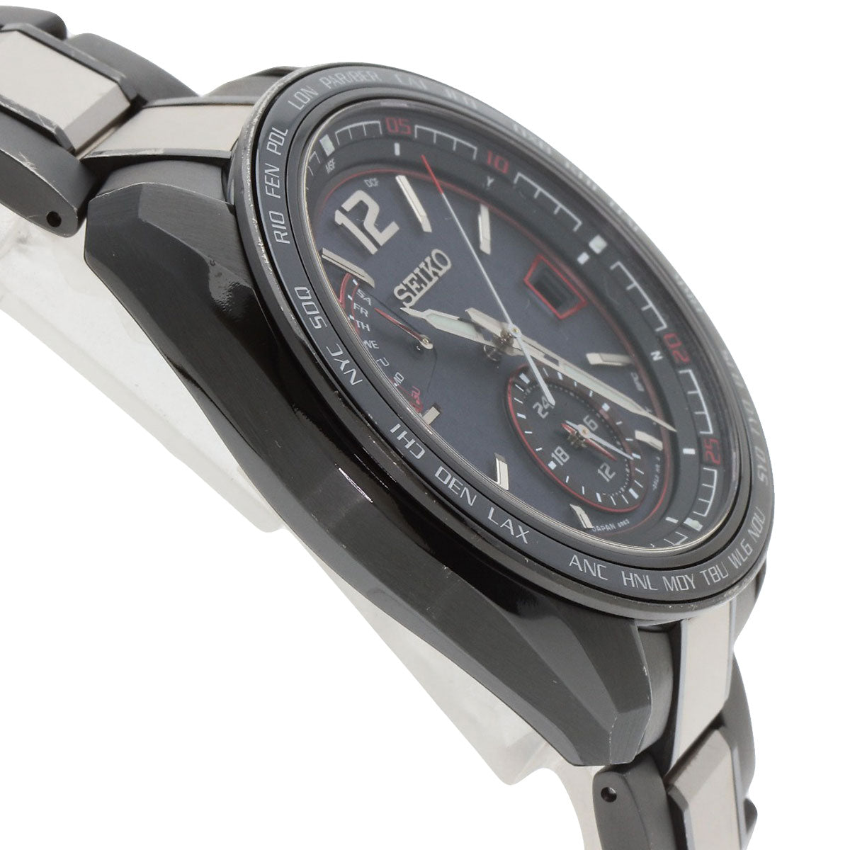 SEIKO セイコー SAGA267 8B63-0AS0 ブライツ フライト エキスパート 腕時計 チタンセラミック メンズ 中古