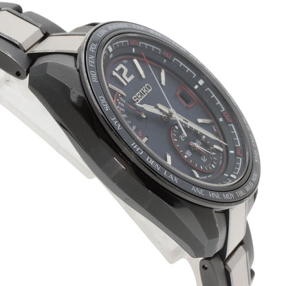 SEIKO セイコー SAGA267 8B63-0AS0 ブライツ フライト エキスパート 腕時計 チタンセラミック メンズ 中古