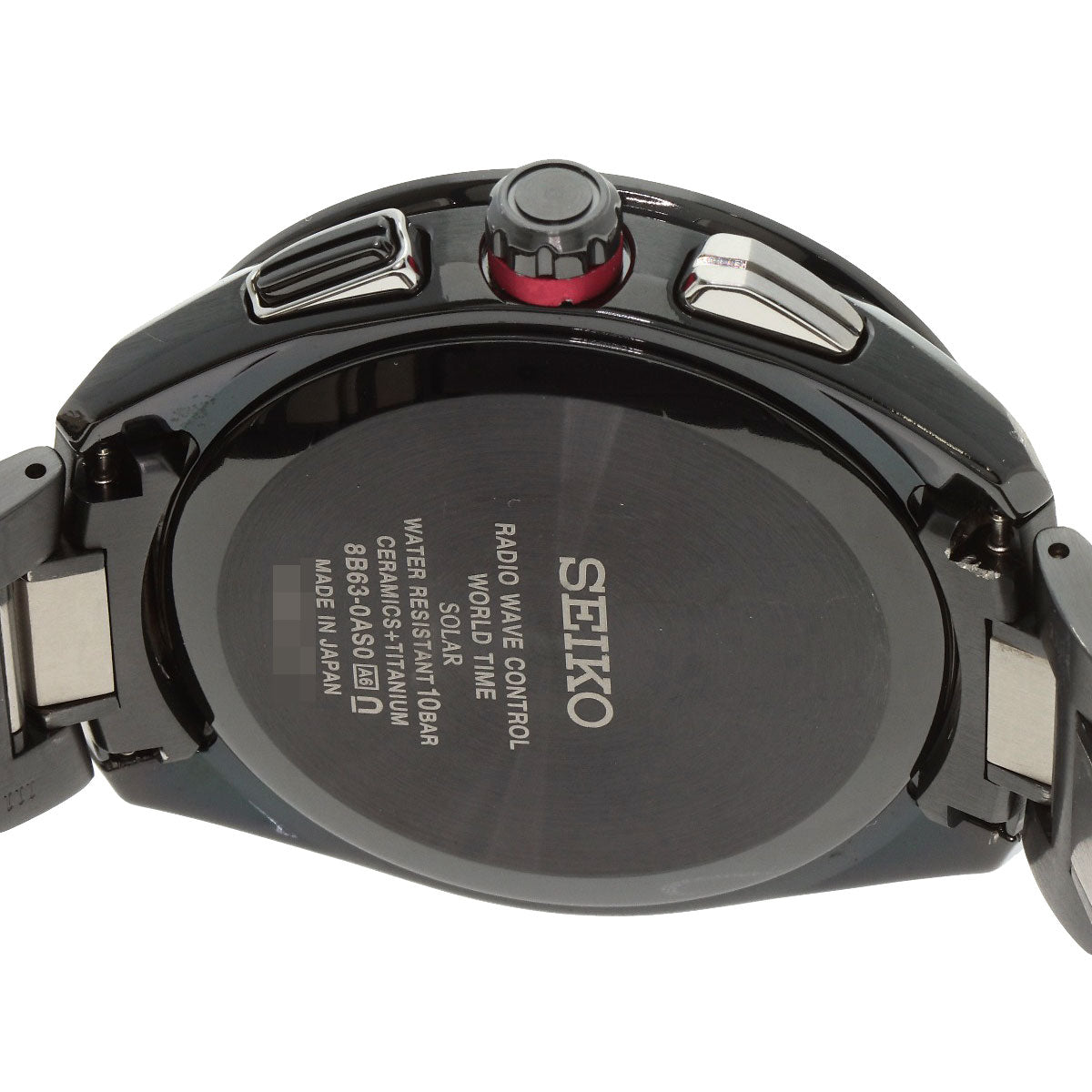 SEIKO セイコー SAGA267 8B63-0AS0 ブライツ フライト エキスパート 腕時計 チタンセラミック メンズ 中古