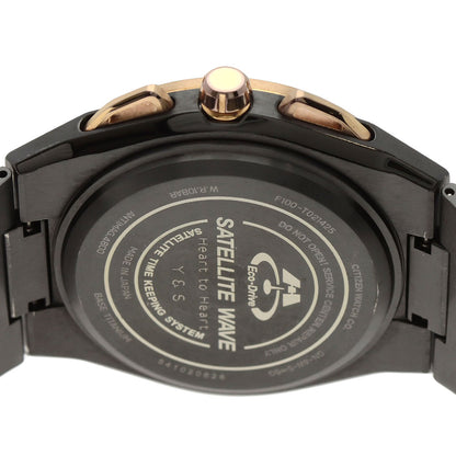 CITIZEN シチズン F100-T021425 CC2004-59E エコドライブ サテライトウェーブ 腕時計 チタン メンズ 中古