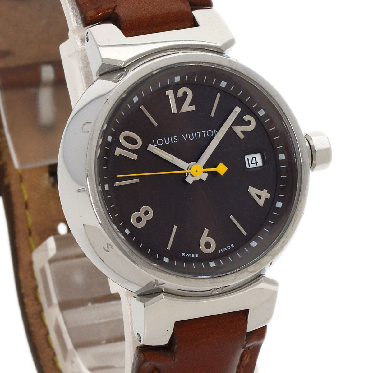 LOUIS VUITTON ルイヴィトン Q1211 タンブール 腕時計 SS レディース 中古