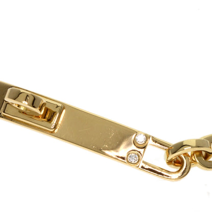 HERMES エルメス ケリー シェーヌ PM 6P ダイヤモンド ブレスレット K18YG レディース 中古