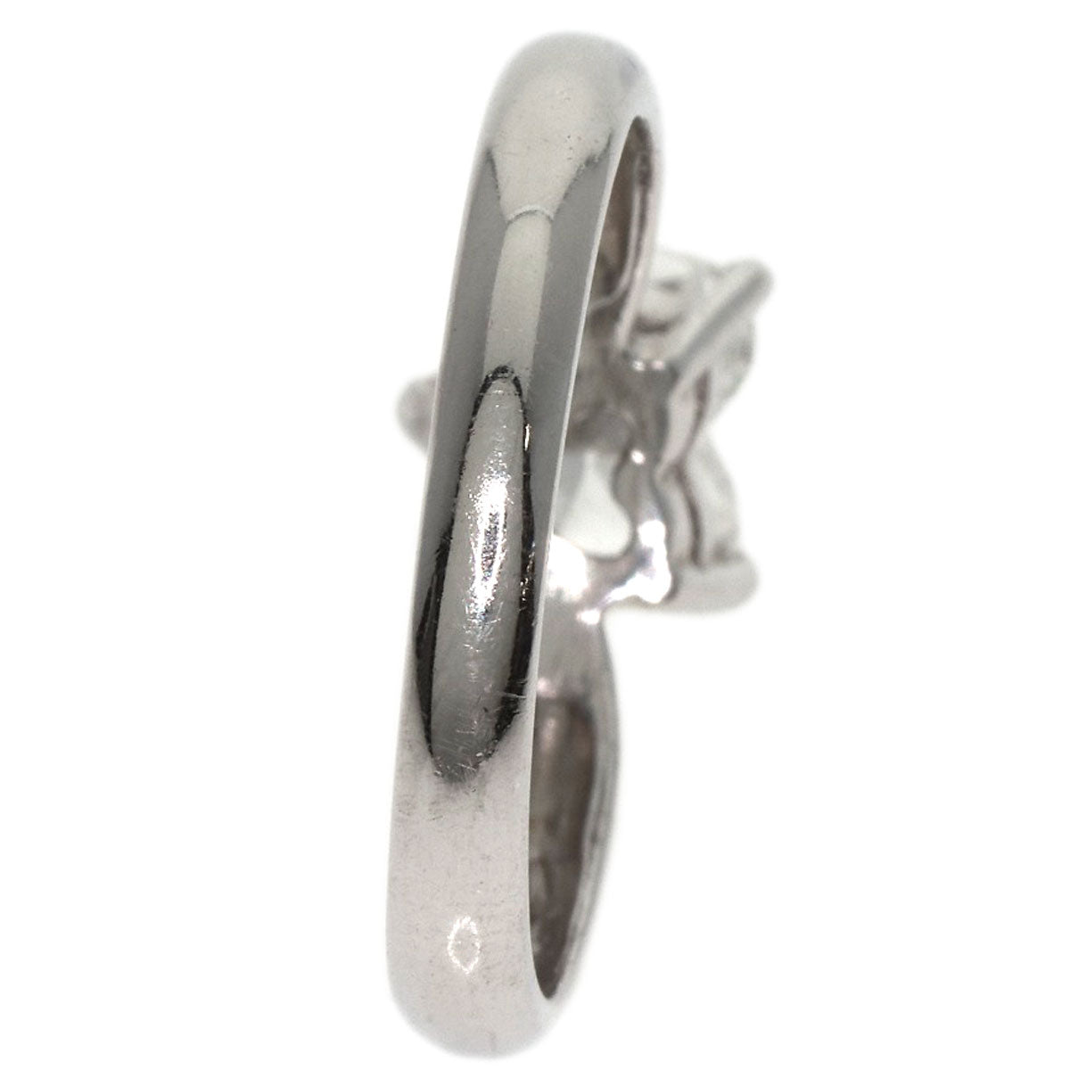 SELECT JEWELRY セレクトジュエリー ジュエリーマキ ハート ダイヤモンド リング・指輪 PT850 レディース 中古