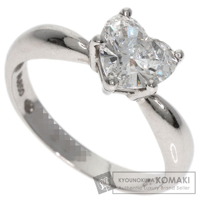 SELECT JEWELRY セレクトジュエリー ジュエリーマキ ハート ダイヤモンド リング・指輪 PT850 レディース 中古