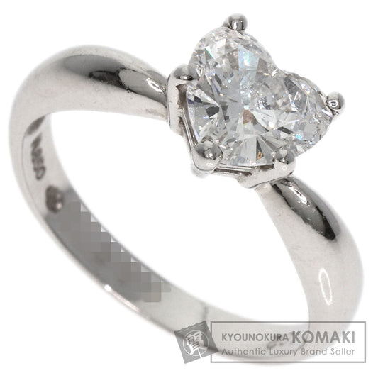 SELECT JEWELRY セレクトジュエリー ジュエリーマキ ハート ダイヤモンド リング・指輪 PT850 レディース 中古