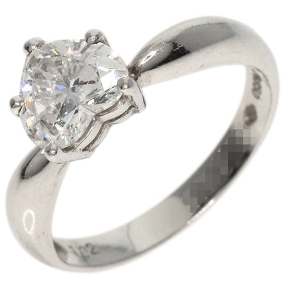 SELECT JEWELRY セレクトジュエリー ジュエリーマキ ハート ダイヤモンド リング・指輪 PT850 レディース 中古