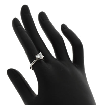 SELECT JEWELRY セレクトジュエリー ジュエリーマキ ハート ダイヤモンド リング・指輪 PT850 レディース 中古