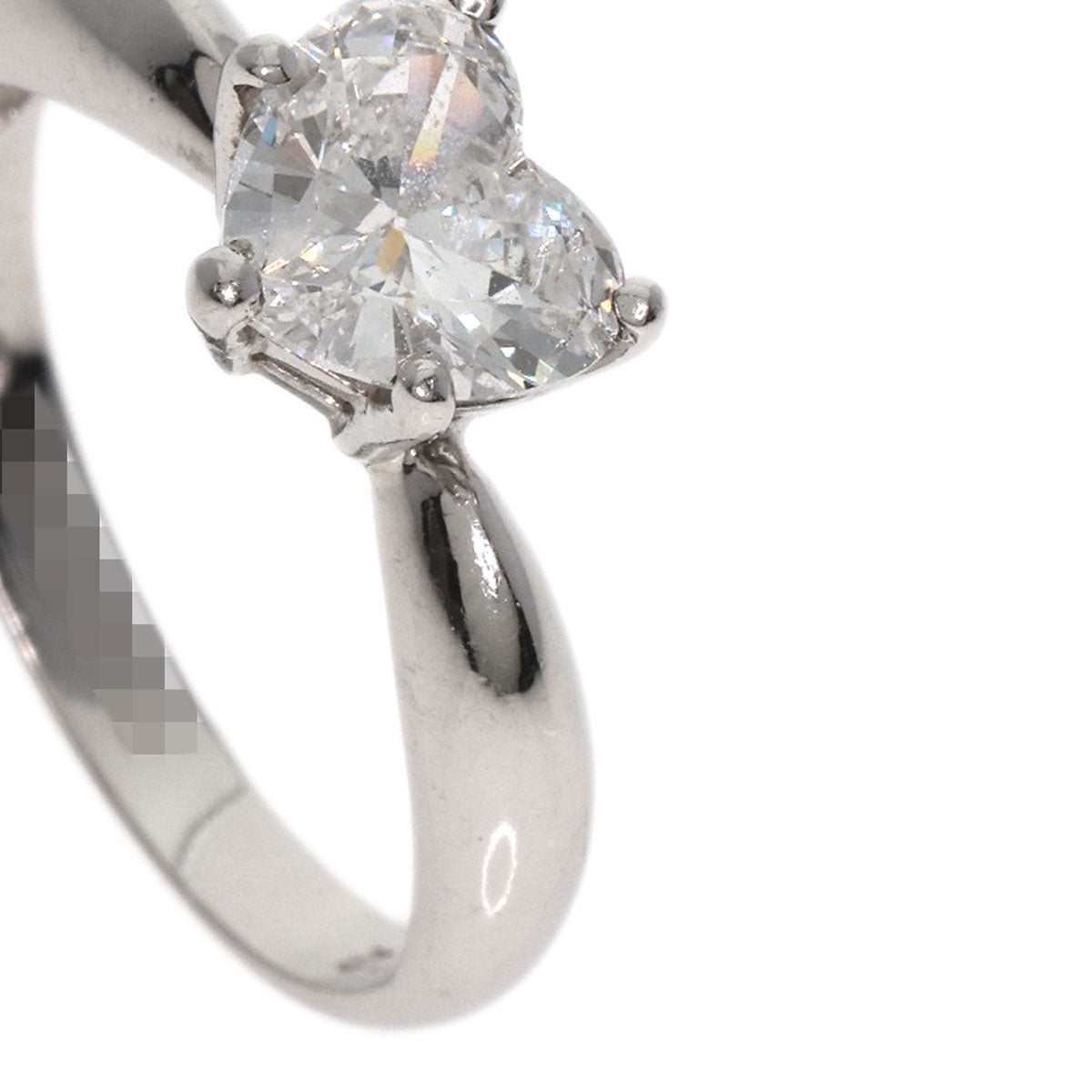SELECT JEWELRY セレクトジュエリー ジュエリーマキ ハート ダイヤモンド リング・指輪 PT850 レディース 中古