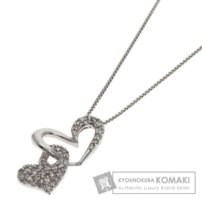 SELECT JEWELRY セレクトジュエリー ダイヤモンド ネックレス K18WG レディース 中古