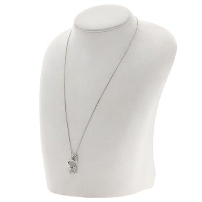 SELECT JEWELRY セレクトジュエリー ダイヤモンド ネックレス K18WG レディース 中古