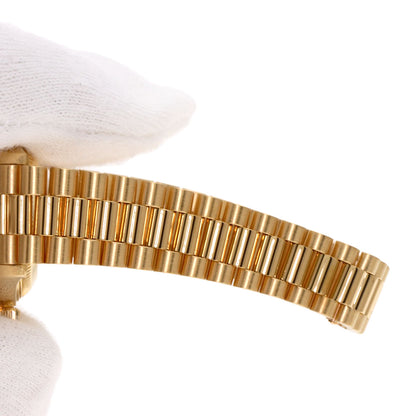 ROLEX ロレックス 69138 デイトジャスト ダイヤモンド ルビー 腕時計 K18YG レディース 中古