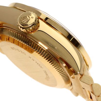 ROLEX ロレックス 69138 デイトジャスト ダイヤモンド ルビー 腕時計 K18YG レディース 中古