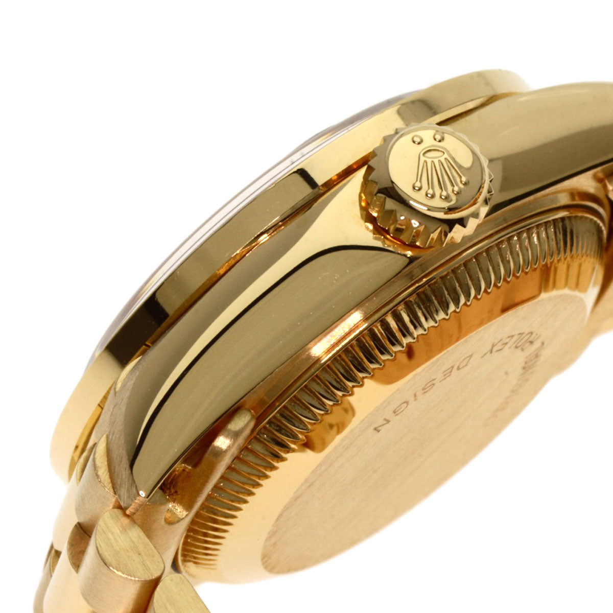 ROLEX ロレックス 69138 デイトジャスト ダイヤモンド ルビー 腕時計 K18YG レディース 中古