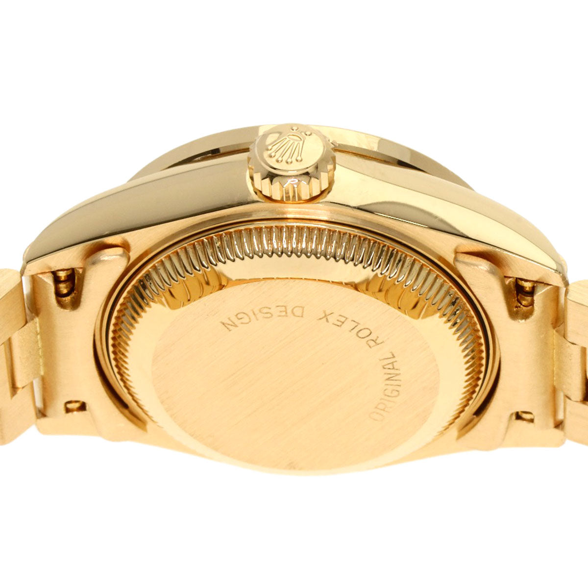 ROLEX ロレックス 69138 デイトジャスト ダイヤモンド ルビー 腕時計 K18YG レディース 中古