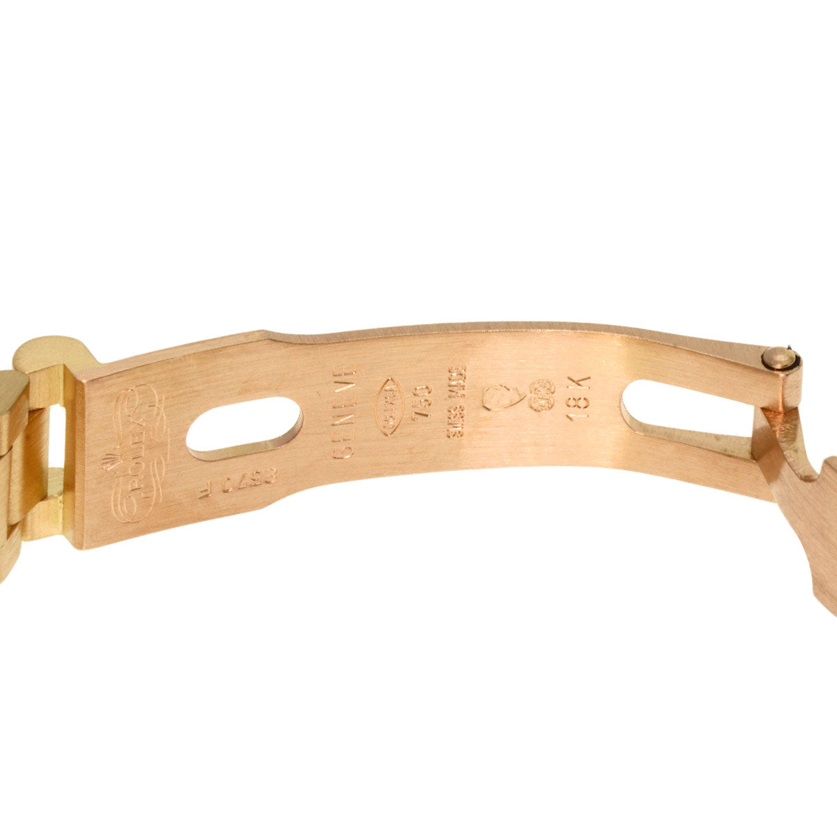 ROLEX ロレックス 69138 デイトジャスト ダイヤモンド ルビー 腕時計 K18YG レディース 中古