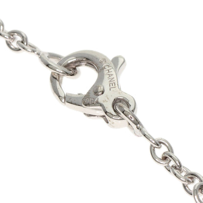 CHANEL シャネル ピンクサファイア ダイヤモンド ネックレス K18WG レディース 中古