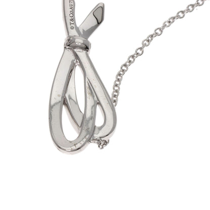 TIFFANY&Co. ティファニー ボウ リボン ダイヤモンド ブレスレット K18WG レディース 中古