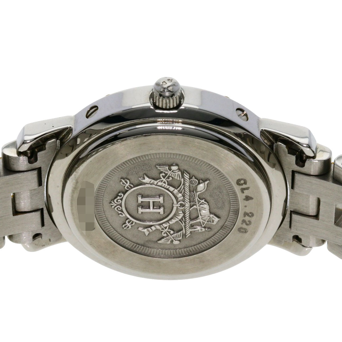 HERMES エルメス CL4.220 クリッパー 腕時計 SS レディース 中古
