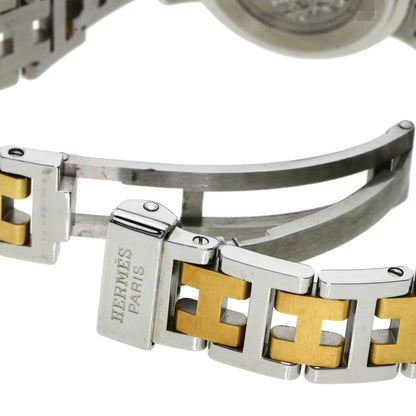 HERMES エルメス CL4.220 クリッパー 腕時計 SS レディース 中古