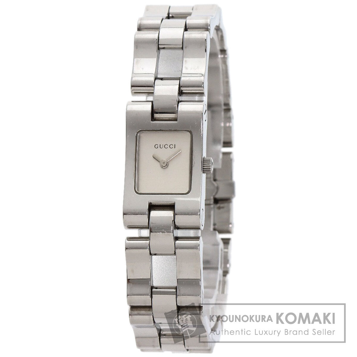 GUCCI グッチ 2305L スクエアフェイス 腕時計 SS レディース 中古