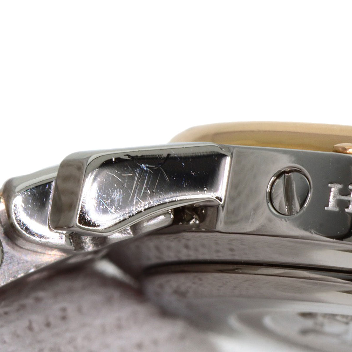 HERMES エルメス CL4.221 クリッパー 新バックル 腕時計 SS レディース 中古