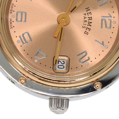 HERMES エルメス CL4.221 クリッパー 新バックル 腕時計 SS レディース 中古
