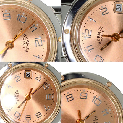 HERMES エルメス CL4.221 クリッパー 新バックル 腕時計 SS レディース 中古