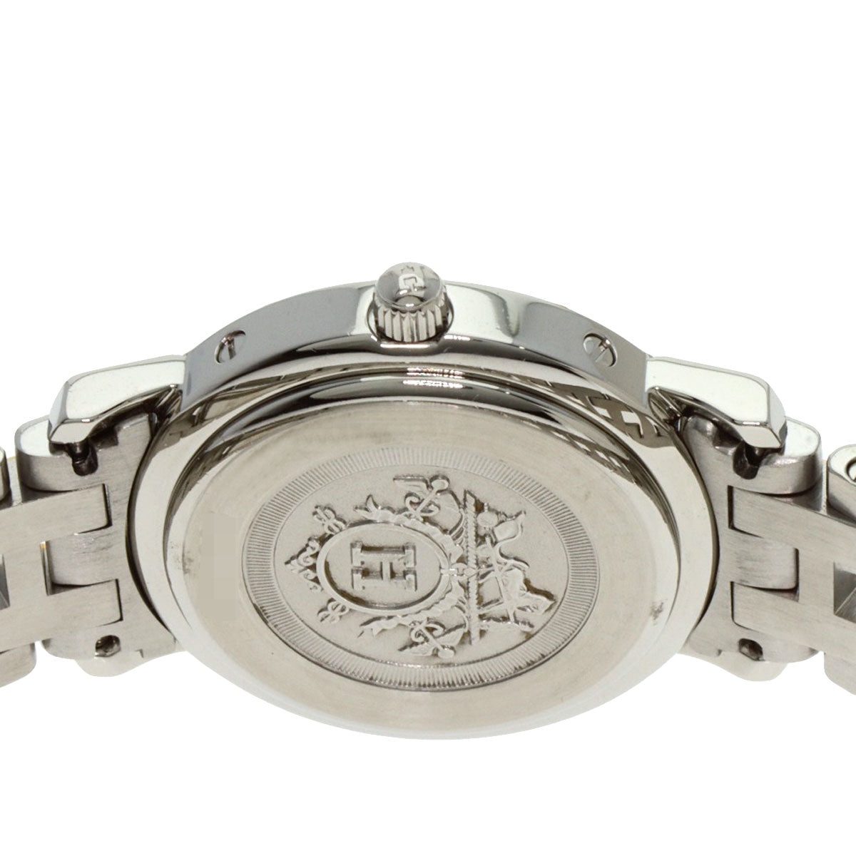 HERMES エルメス CL4.221 クリッパー 新バックル 腕時計 SS レディース 中古