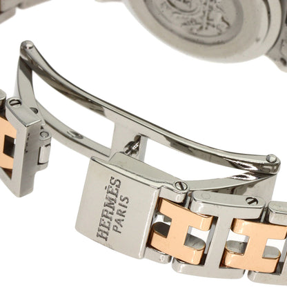 HERMES エルメス CL4.221 クリッパー 新バックル 腕時計 SS レディース 中古