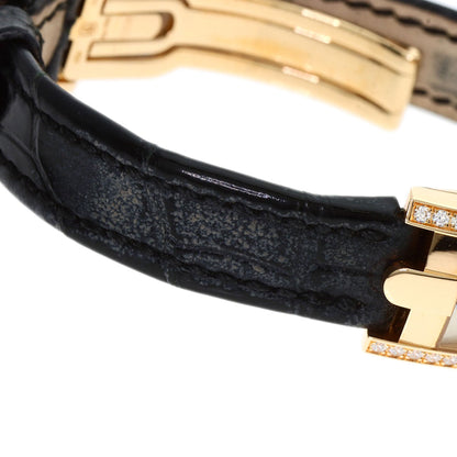 HARRY WINSTON ハリーウィンストン AVCQHM16RR033 アヴェニュー C ミニ ベゼル ダイヤモンド 腕時計 K18PG レディース 中古