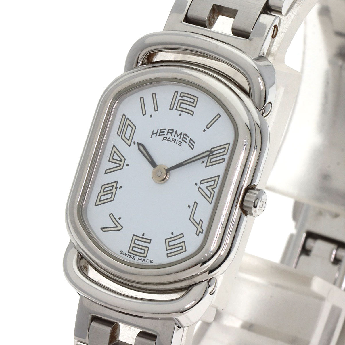 HERMES エルメス AR1.210 アルソー 新バックル 腕時計 SS レディース 中古