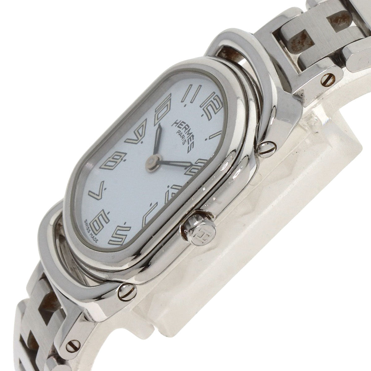 HERMES エルメス AR1.210 アルソー 新バックル 腕時計 SS レディース 中古
