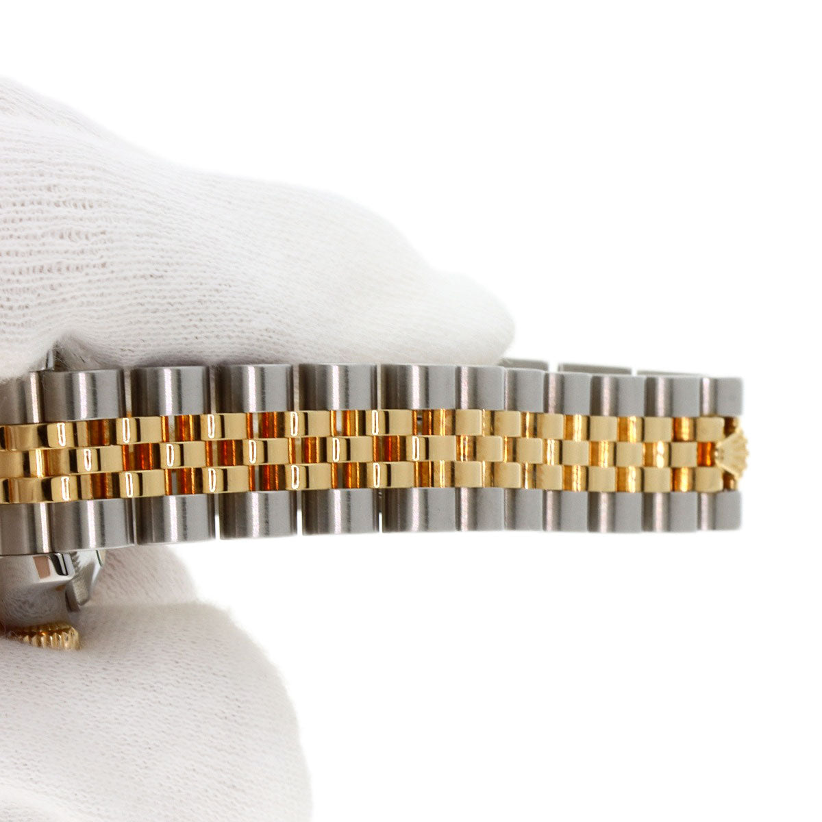 ROLEX ロレックス 179173G デイトジャスト 10P ダイヤモンド 腕時計 SS レディース 中古