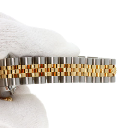 ROLEX ロレックス 179173G デイトジャスト 10P ダイヤモンド 腕時計 SS レディース 中古