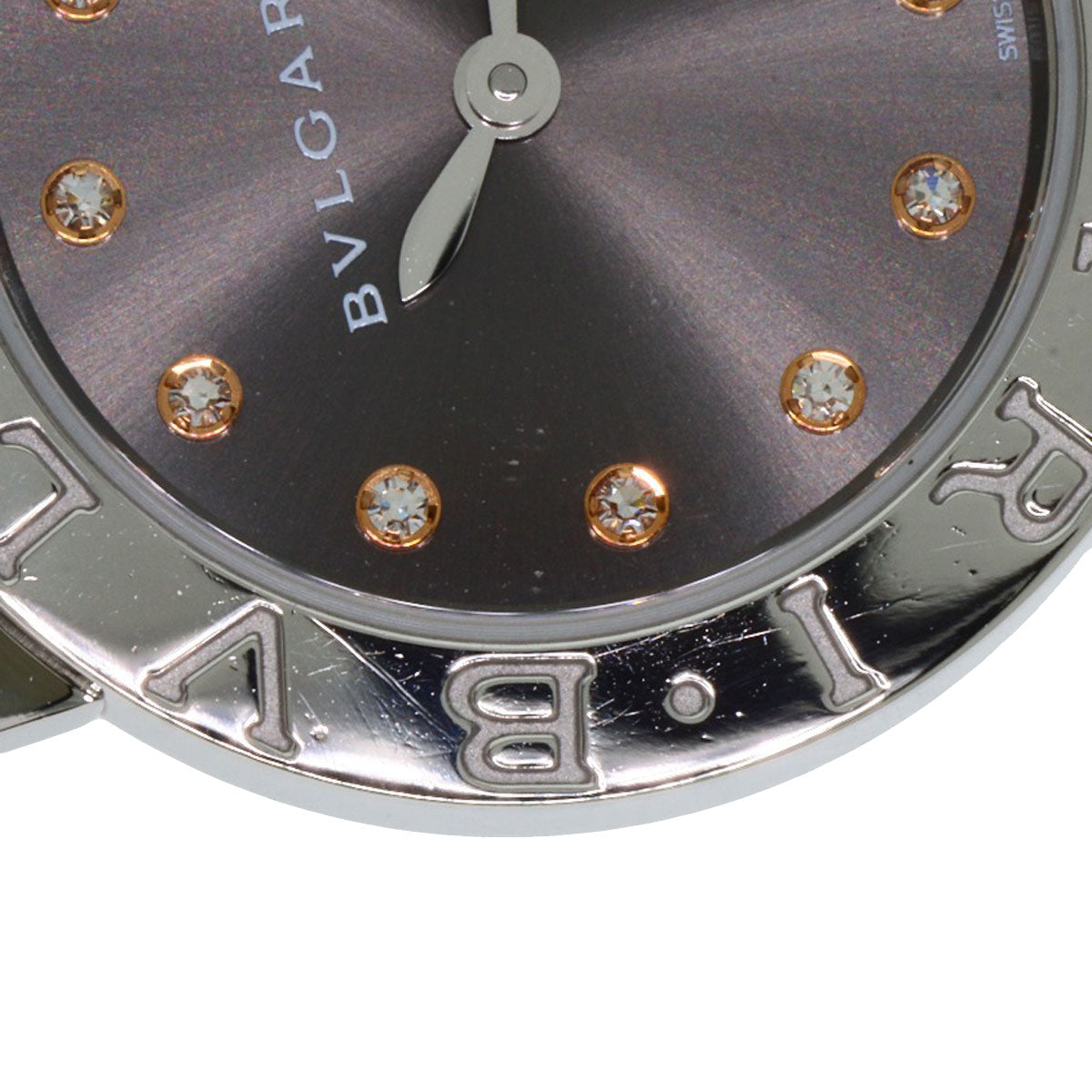 BVLGARI ブルガリ BBL26C6SS/12 ブルガリブルガリ 12P ダイヤモンド 腕時計 SS レディース 中古