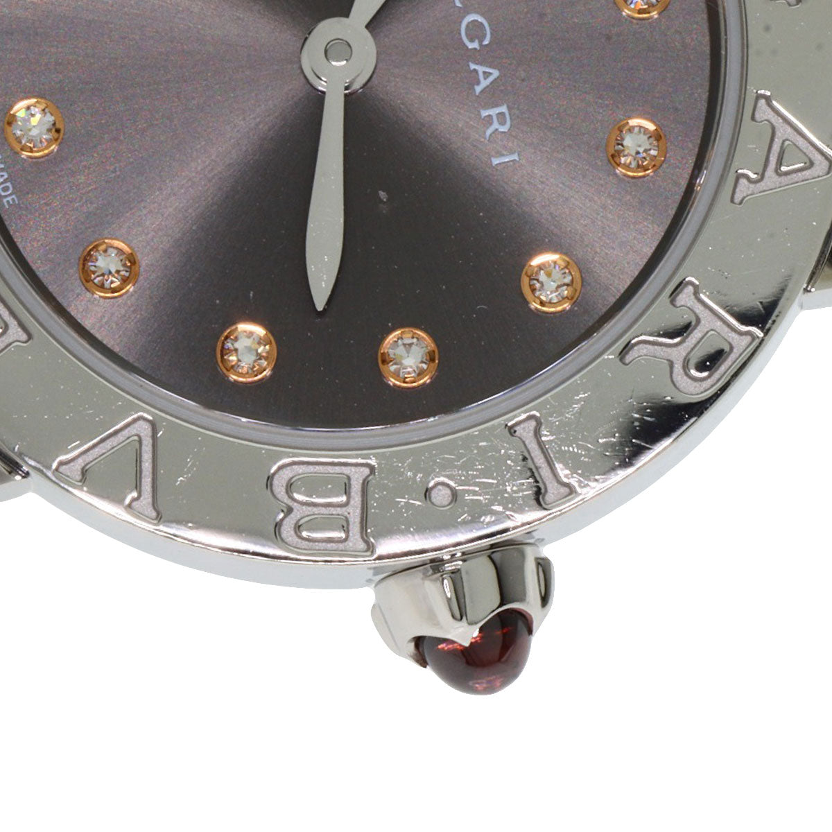 BVLGARI ブルガリ BBL26C6SS/12 ブルガリブルガリ 12P ダイヤモンド 腕時計 SS レディース 中古