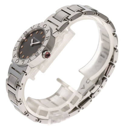 BVLGARI ブルガリ BBL26C6SS/12 ブルガリブルガリ 12P ダイヤモンド 腕時計 SS レディース 中古