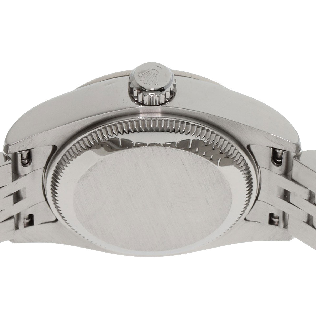 ROLEX ロレックス 179174G デイトジャスト 10P ダイヤモンド 腕時計 SS レディース 中古