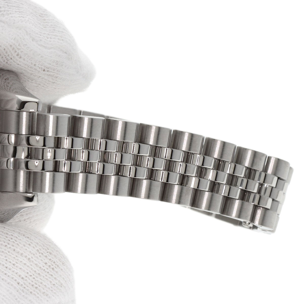 ROLEX ロレックス 179174G デイトジャスト 10P ダイヤモンド 腕時計 SS レディース 中古