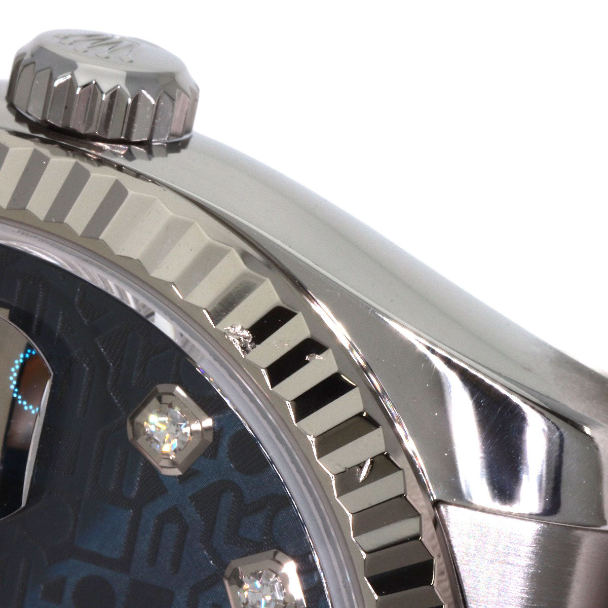 ROLEX ロレックス 116234G デイトジャスト 10P ダイヤモンド 腕時計 SS メンズ 中古