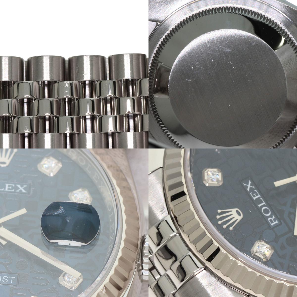 ロレックス 116234G デイトジャスト 10P ダイヤモンド 腕時計 中古 商品画像19