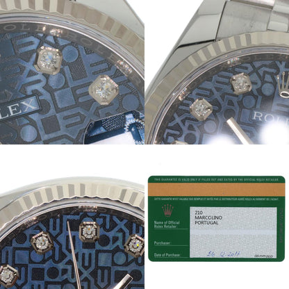 ロレックス 116234G デイトジャスト 10P ダイヤモンド 腕時計 中古 商品画像20