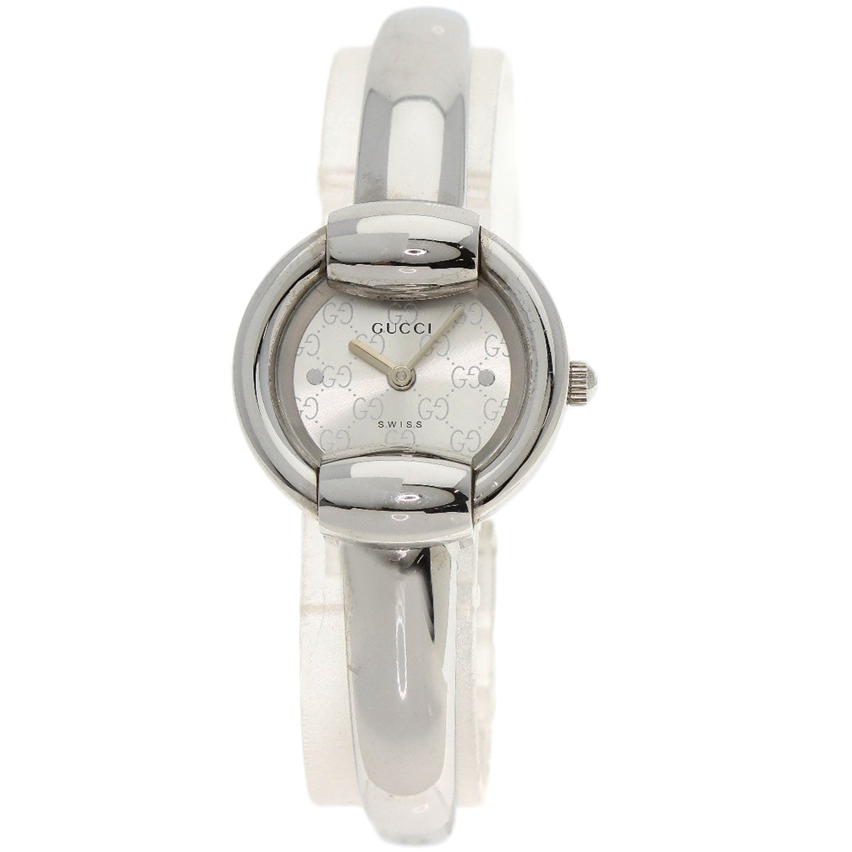 GUCCI グッチ 1400L ラウンドフェイス 腕時計 SS レディース 中古