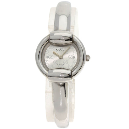 GUCCI グッチ 1400L ラウンドフェイス 腕時計 SS レディース 中古