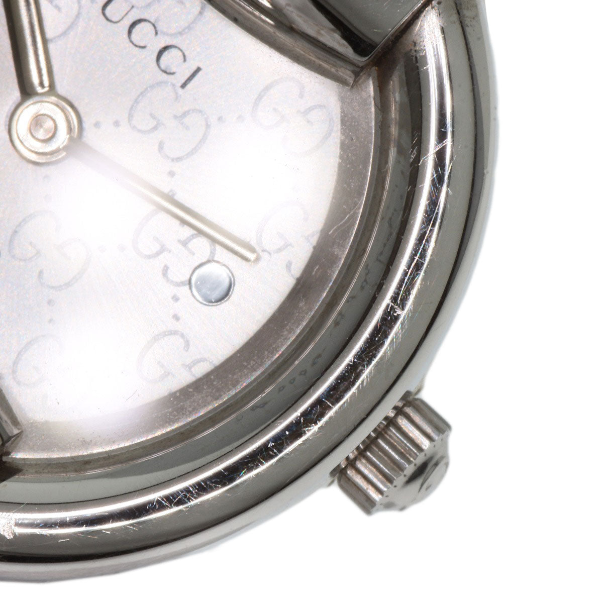 GUCCI グッチ 1400L ラウンドフェイス 腕時計 SS レディース 中古