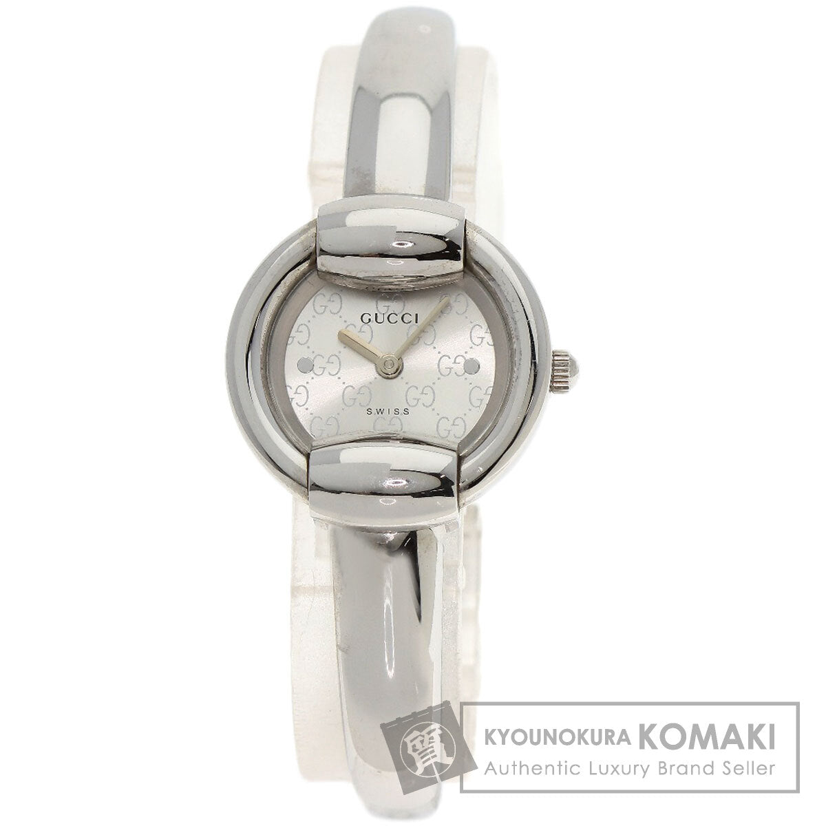 GUCCI グッチ 1400L ラウンドフェイス 腕時計 SS レディース 中古