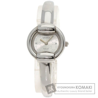 GUCCI グッチ 1400L ラウンドフェイス 腕時計 SS レディース 中古