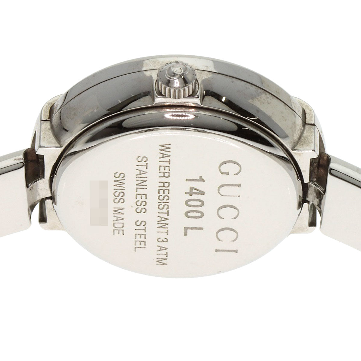 GUCCI グッチ 1400L ラウンドフェイス 腕時計 SS レディース 中古