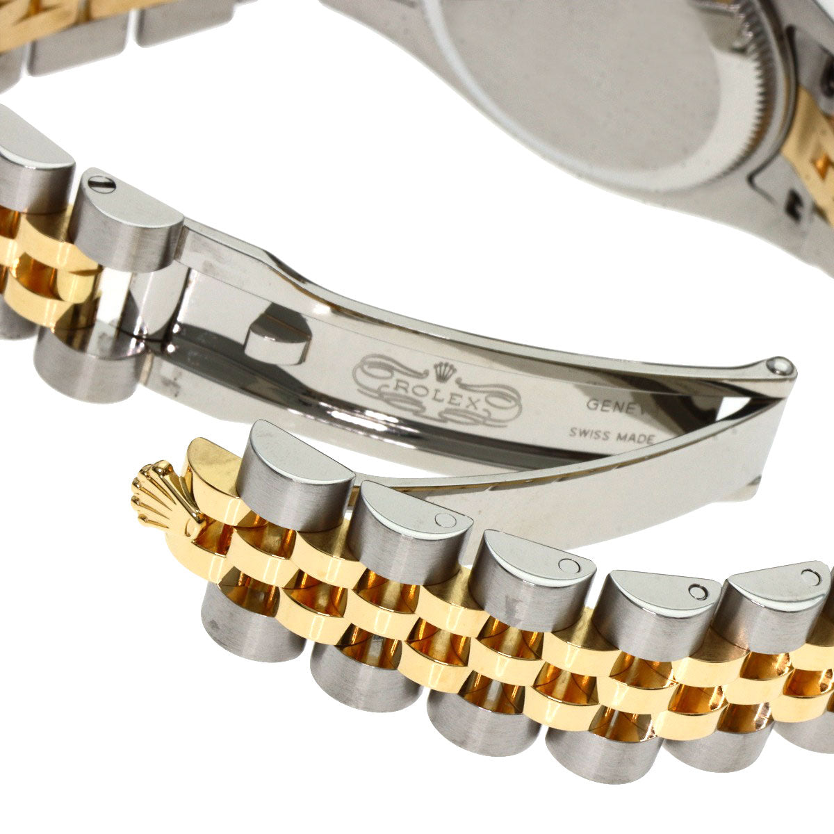 ROLEX ロレックス 179173G デイトジャスト 10P ダイヤモンド 腕時計 SS レディース 中古