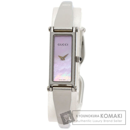 GUCCI グッチ 1500L スクエアフェイス 腕時計 SS レディース 中古